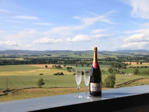 Glass Fronted Isla Steading with Indoor Pool and Views to the Angus Glens, Angus, Scotland